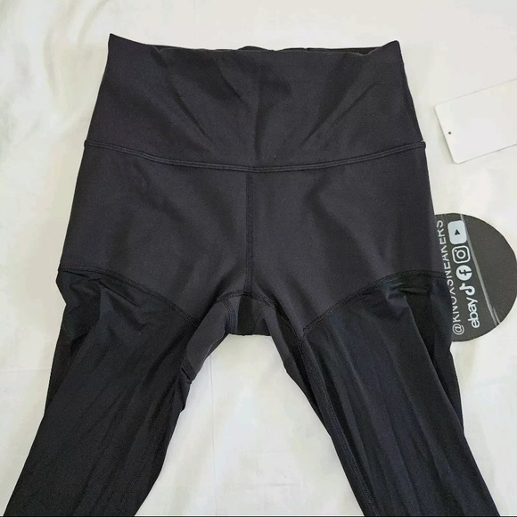 Lululemon Wunder Train Mesh HR Tight 25” Black BLK Women's Size 2 - Picture 3 of 6